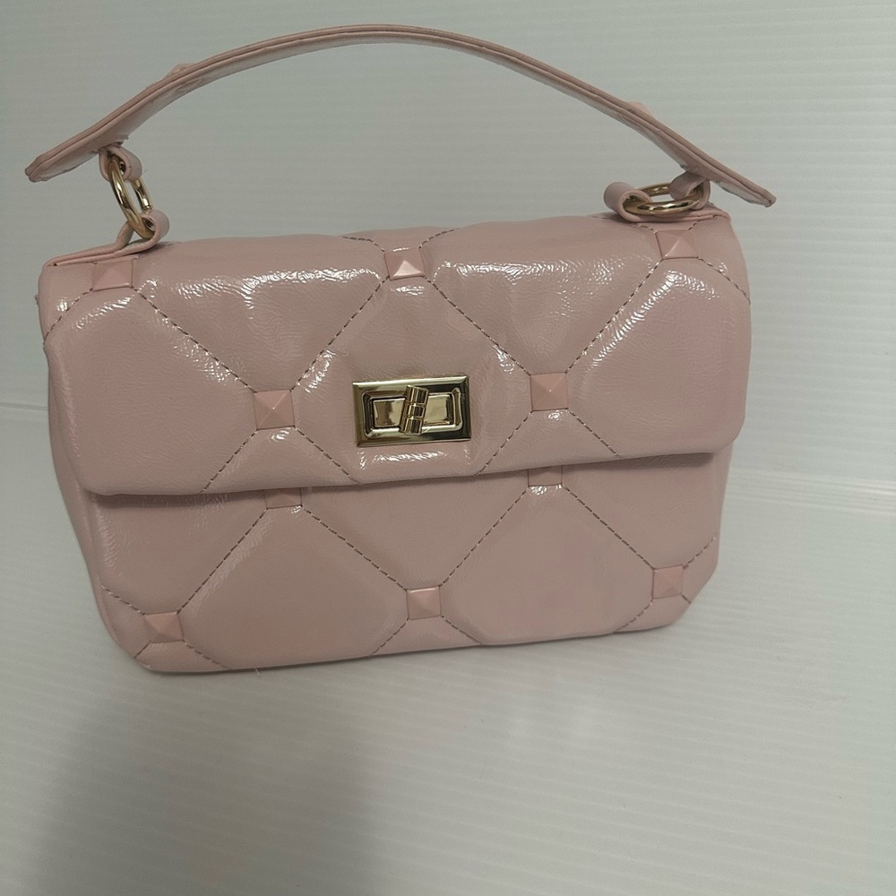 Elegant Pink Quilted Handbag by Call it Spring